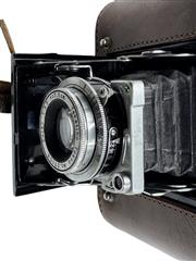 Mamiya Six Vintage Camera w/ Leather Shroud & Strap *Desc*